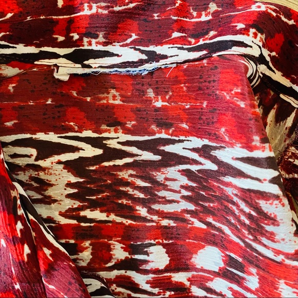 Vintage Button Down African Print Style Blouse M - Picture 5 of 7